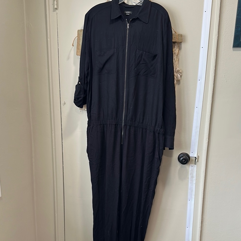 Black Long Sleeve Jumpsuit